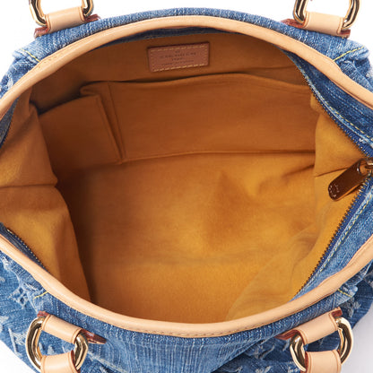 Louis Vuitton Denim Neo Cabby MM Blue 6 of 8