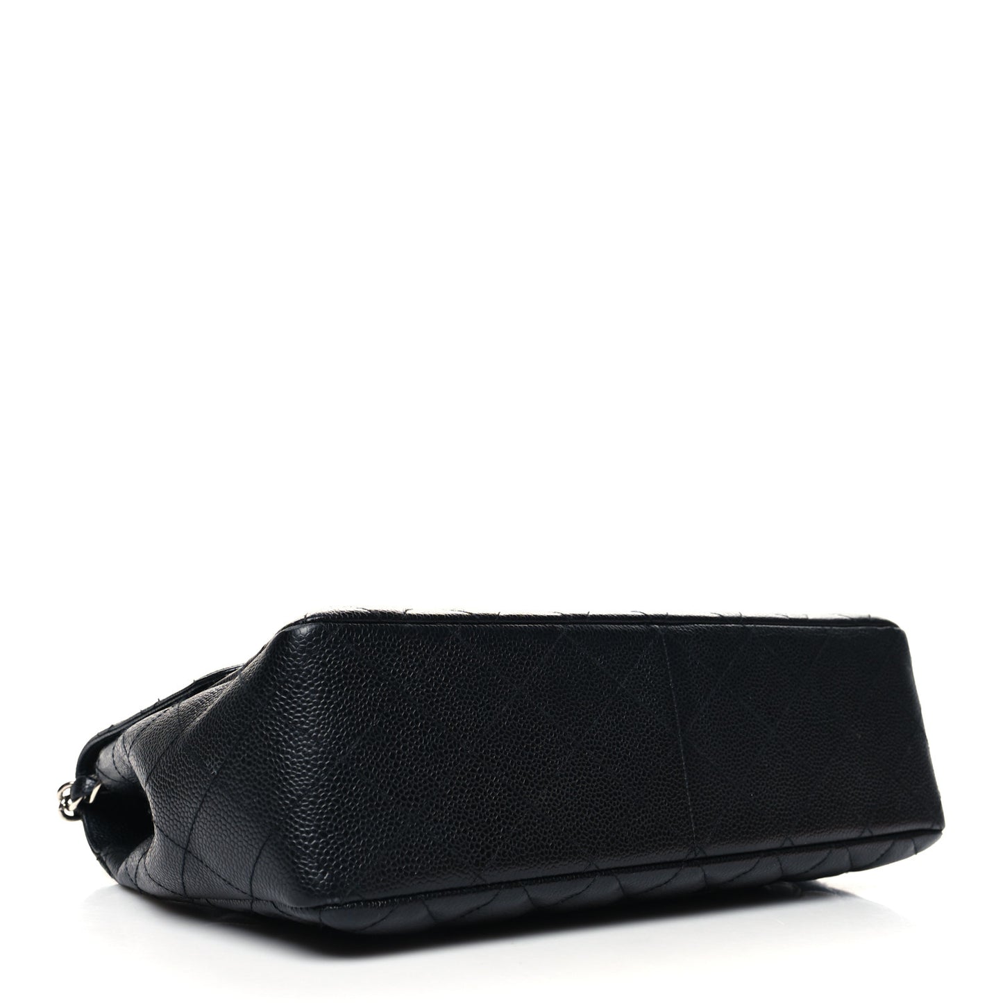 Caviar Quilted Jumbo Single Flap Black