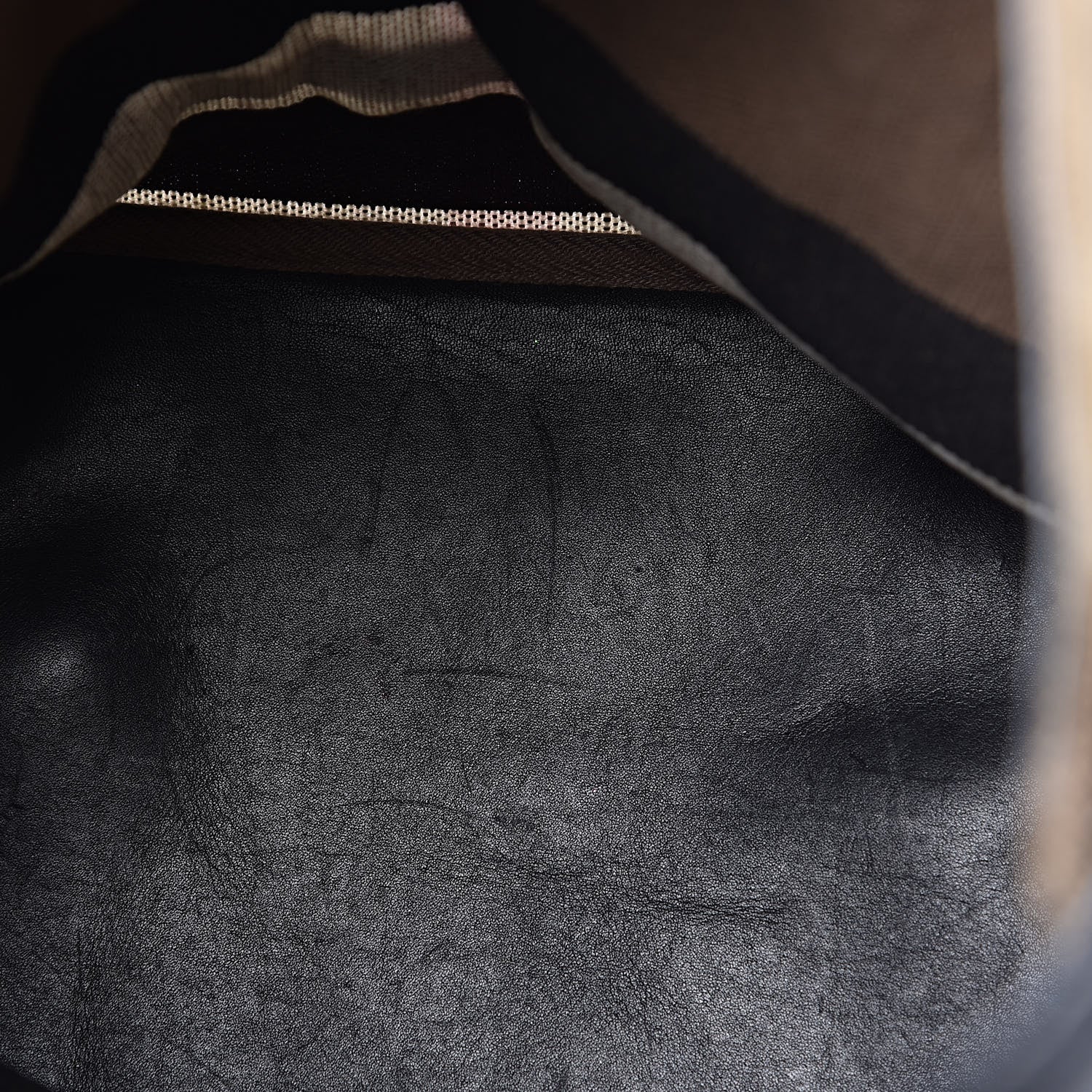 Burberry Canvas Mega Check Medium Ashby Hobo Black 14 of 15