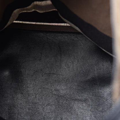 Burberry Canvas Mega Check Medium Ashby Hobo Black 14 of 15