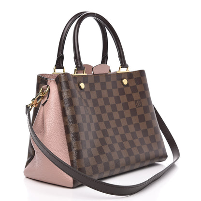 Louis Vuitton Damier Ebene Cuir Taurillon Brittany Magnolia 3 of 13