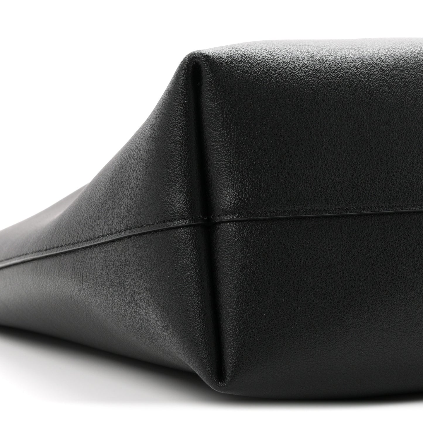 Calfskin Large Shopping Tote Black