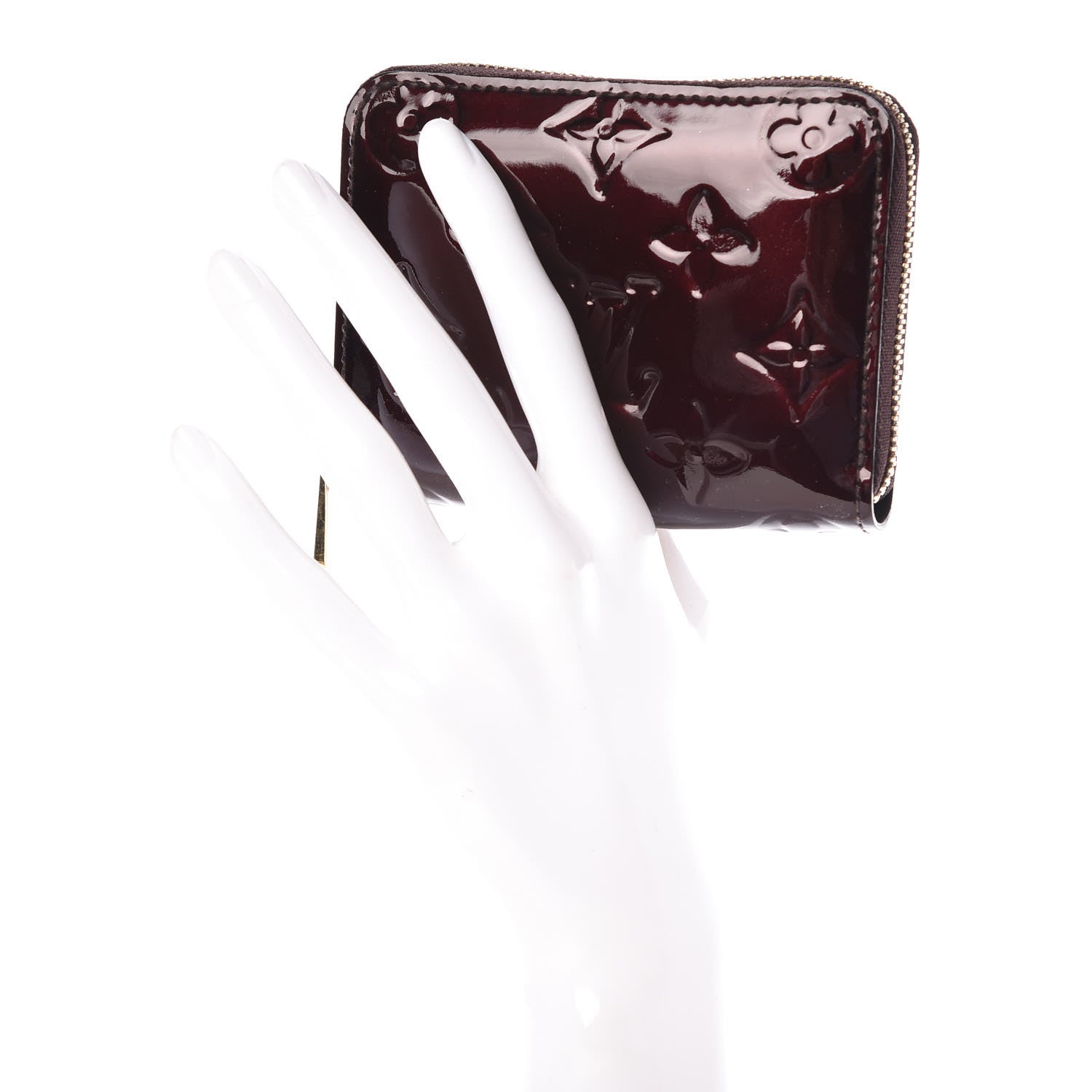 Louis Vuitton Vernis Zippy Coin Purse Wallet Amarante 2 of 8