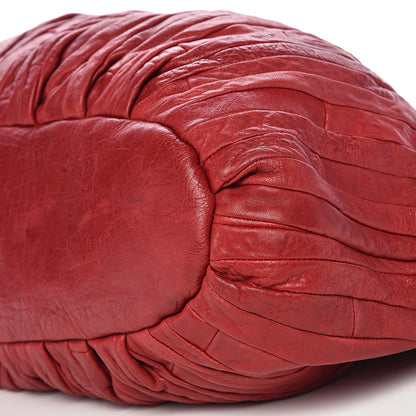 Miu Miu Nappa Matelasse Tote Fuoco 12 of 16
