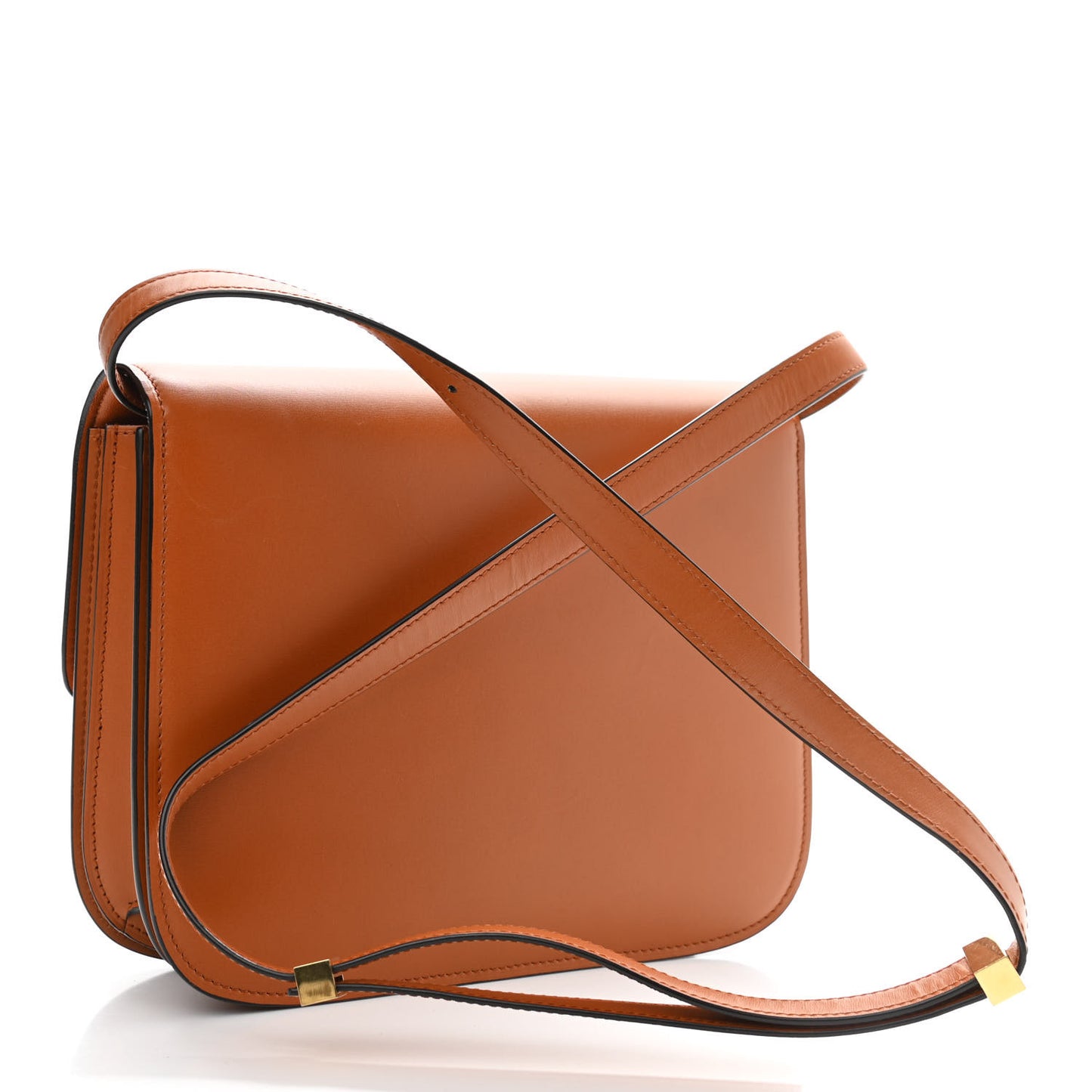 Box Calfskin Medium Classic Box Flap Bag Chestnut