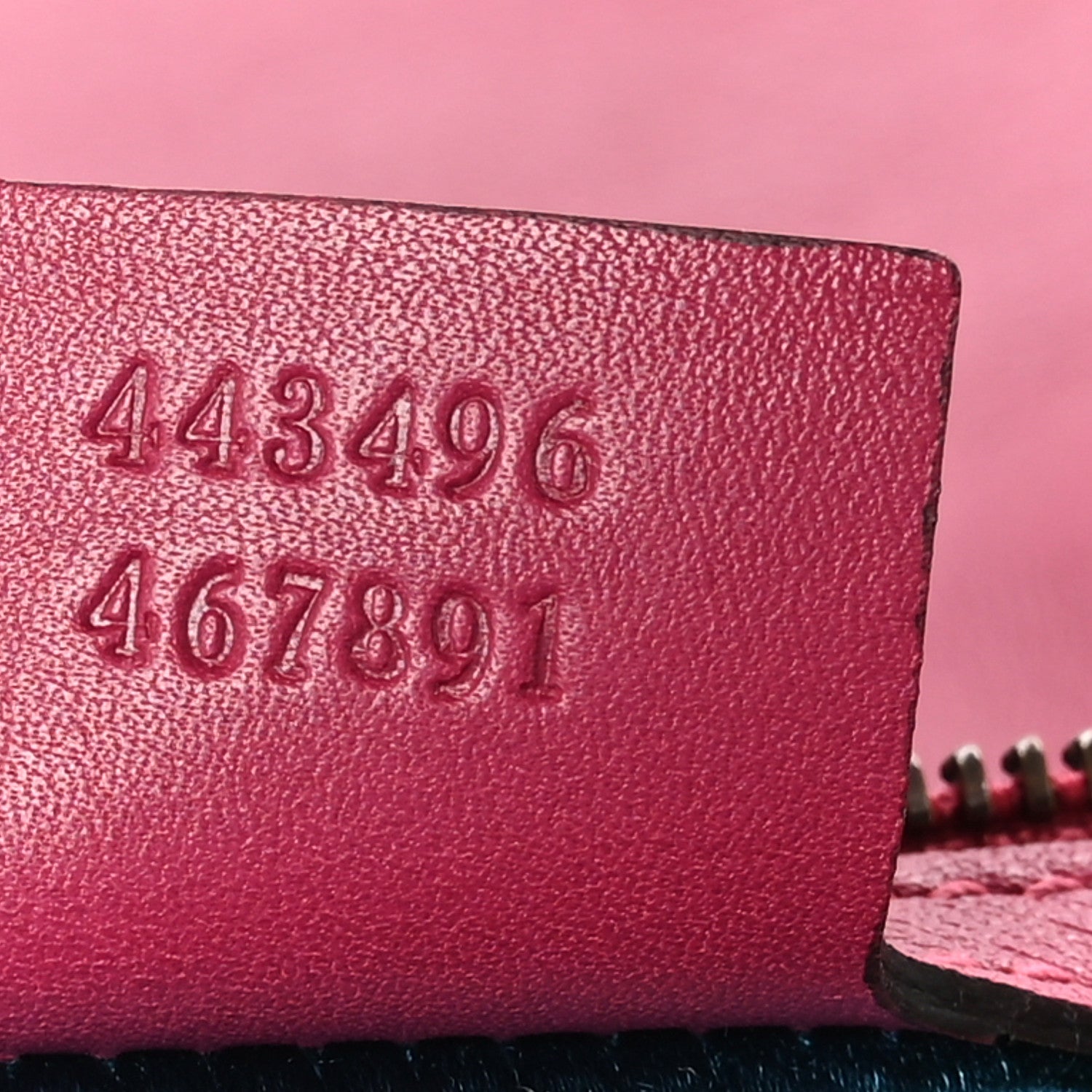 Gucci Velvet Matelasse Medium GG Marmont Shoulder Bag Light Raspberry Rose 6 of 9