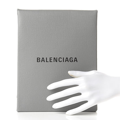 Balenciaga Squared Calfskin Logo Shopping Envelope Clutch Balenciaga Grey 2 of 9