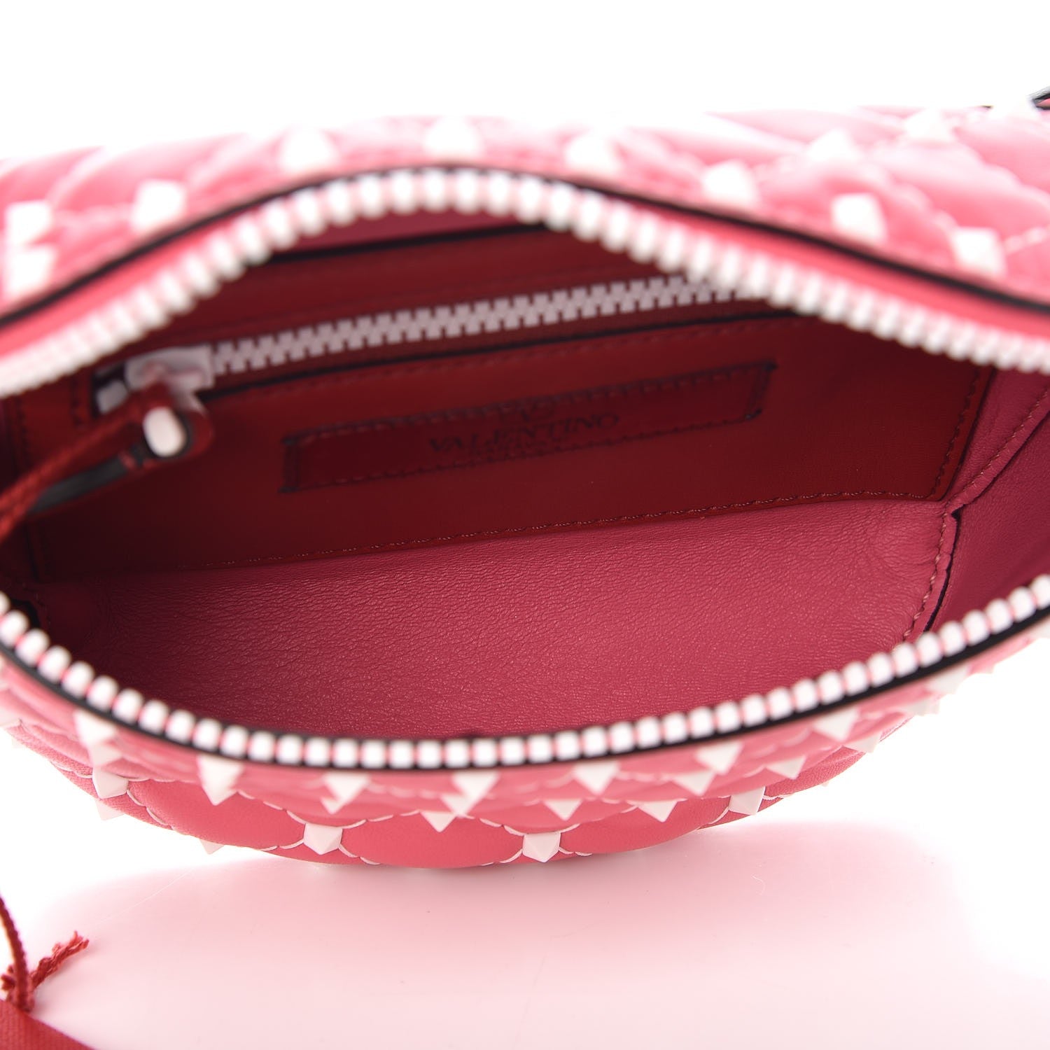 Valentino Garavani Lambskin Free Rockstud Spike Belt Bag Shadow Pink 5 of 8