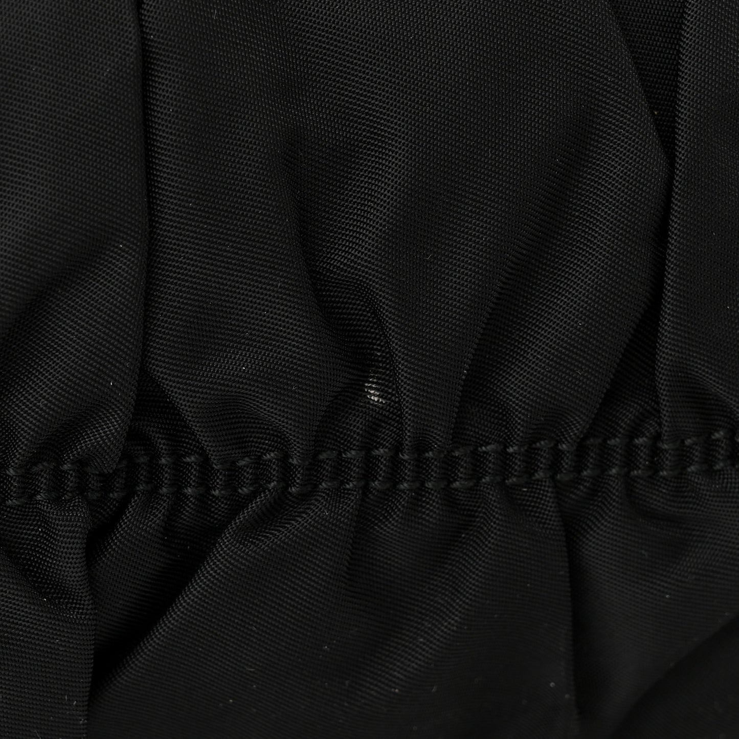 Tessuto Nylon Gaufre Tote Black