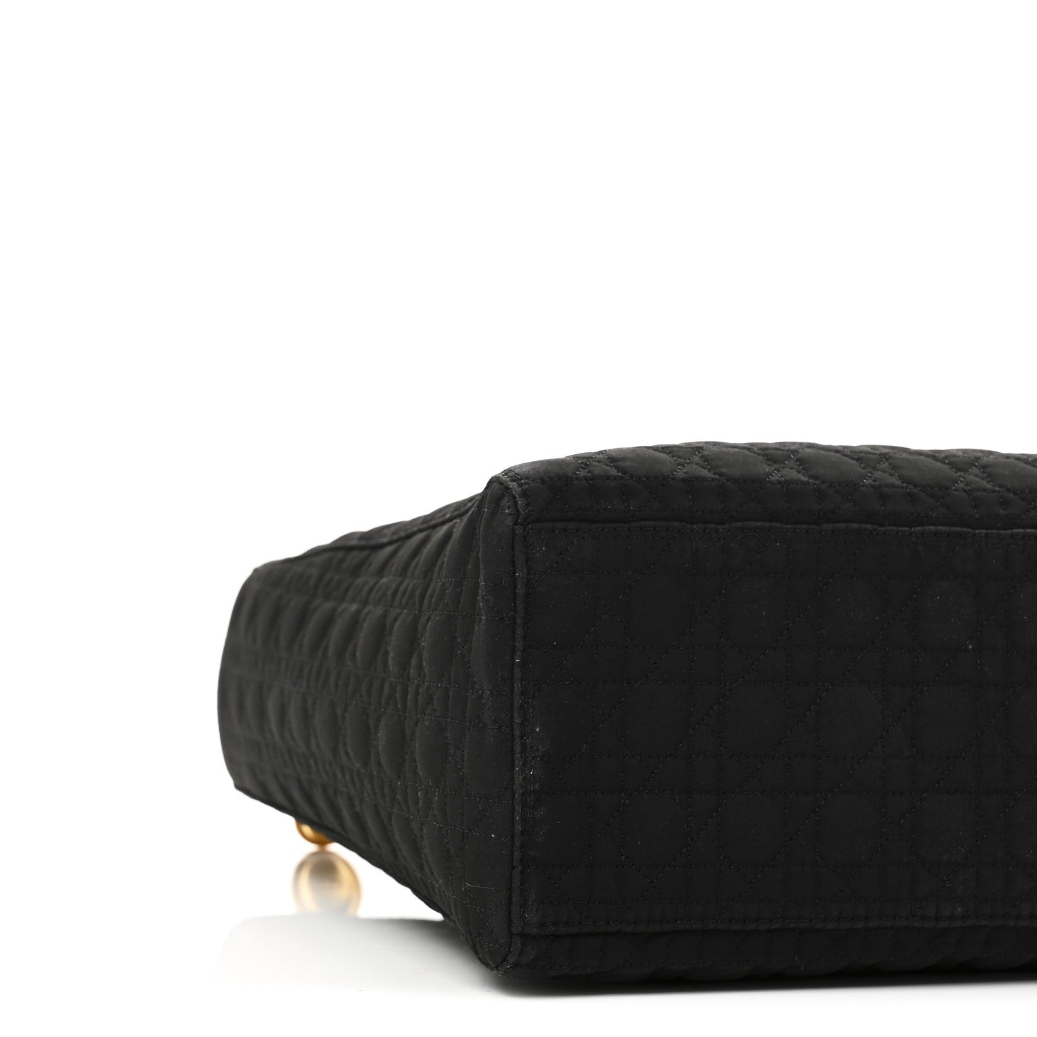 Christian Dior Nylon Cannage Large Lady Dior Black 1861172