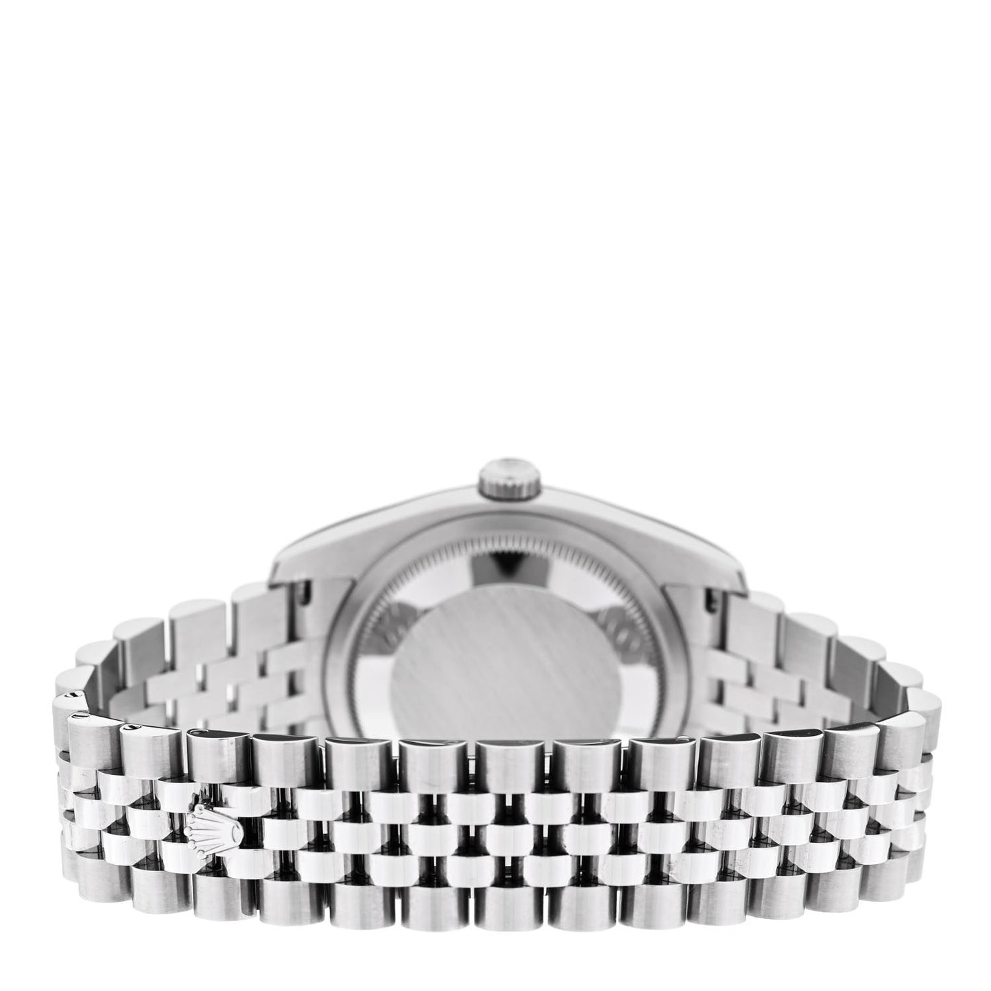 Stainless Steel 18K White Gold 36mm Oyster Perpetual Datejust Watch Black 116234