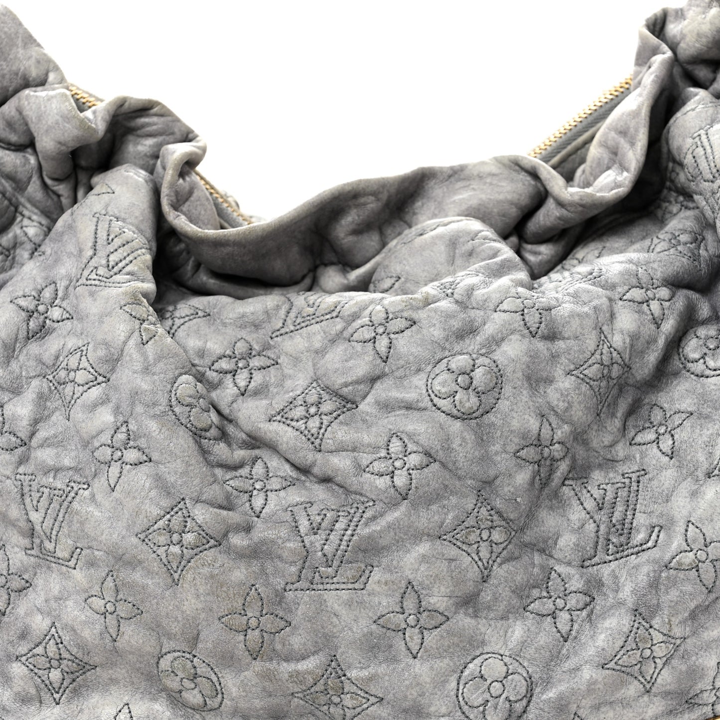 Lambskin Olympe Nimbus GM Gris Perle