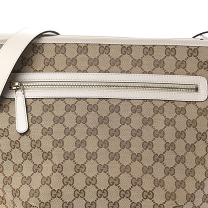 Gucci Monogram Messenger Bag Off White 7 of 9