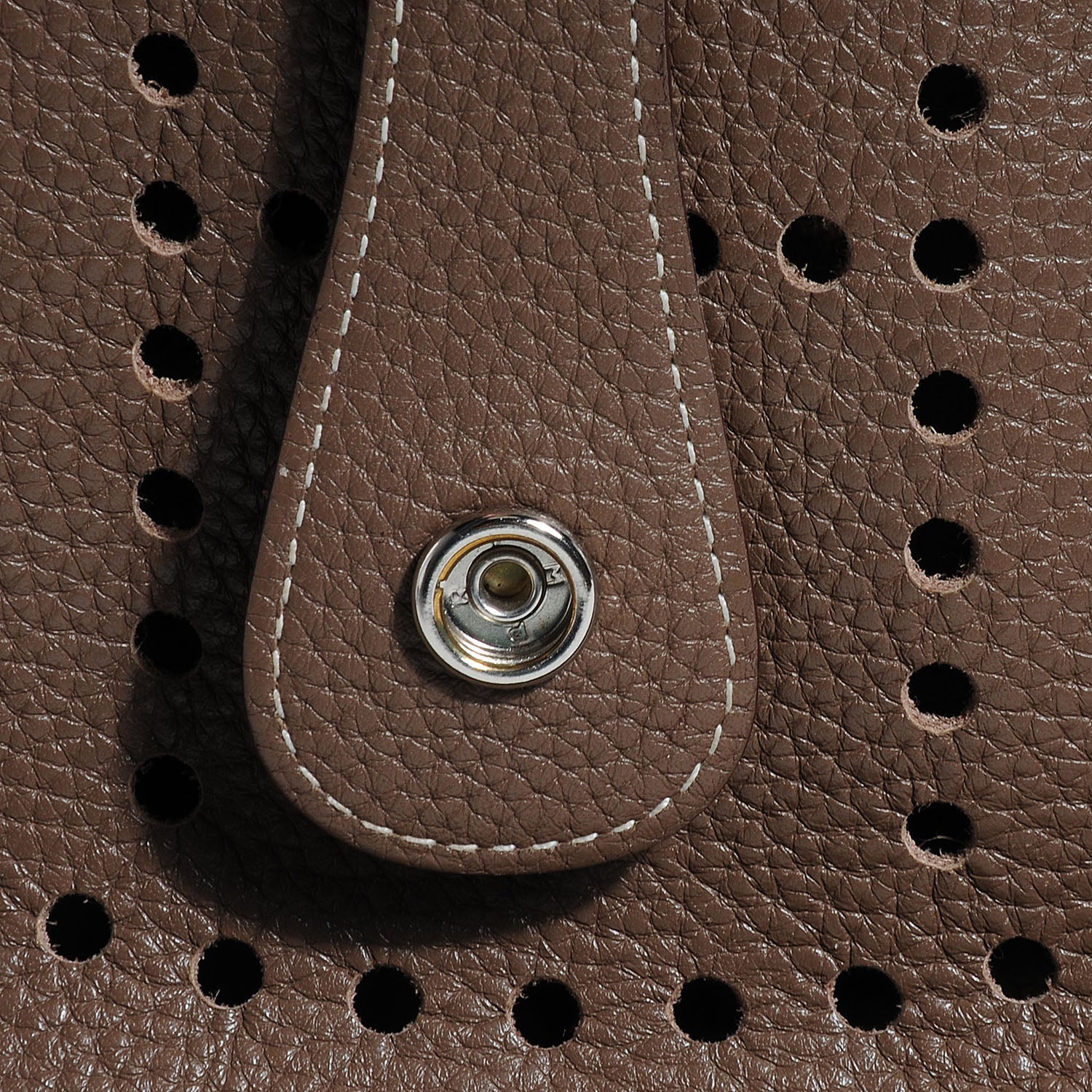 Hermes Taurillon Clemence Evelyne III GM Etoupe 9 of 14