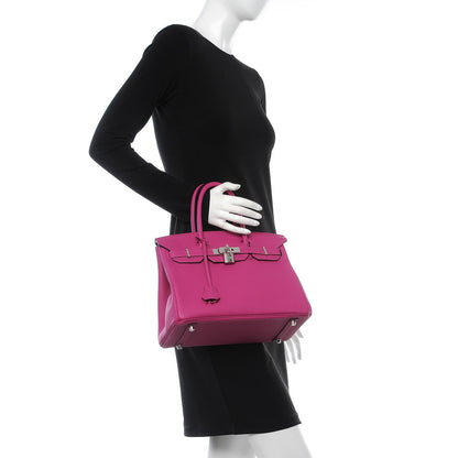Hermes Togo Birkin 30 Rose Pourpre 2 of 34