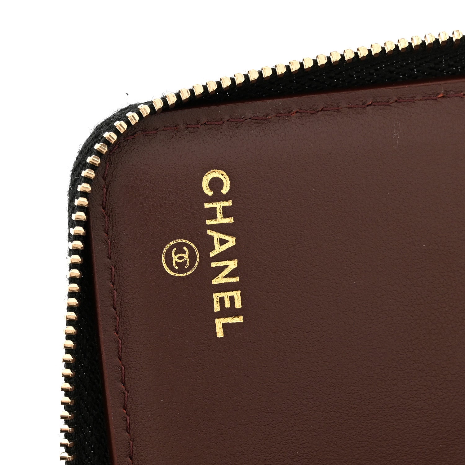 Chanel Caviar Quilted Small Zip Around Wallet Black 6 of 8