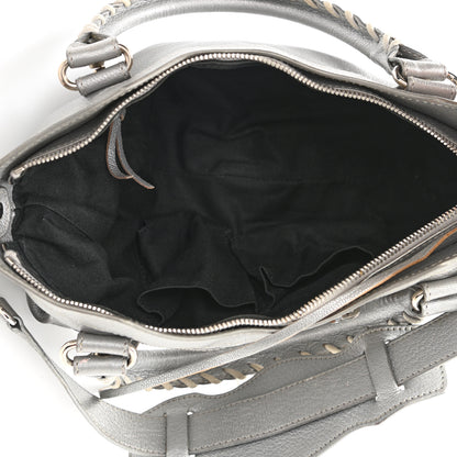 Balenciaga Pearlescent Goatskin Classic Palladium Hardware First Gris Gris Light 11 of 25