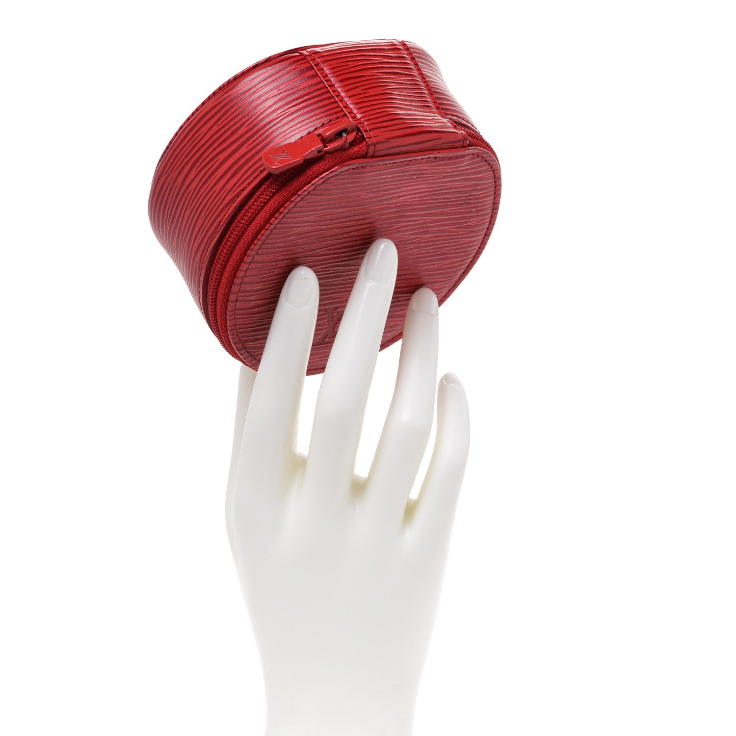 Louis Vuitton Epi Ecrin Bijoux 10cm Jewelry Box Case Red 2 of 9