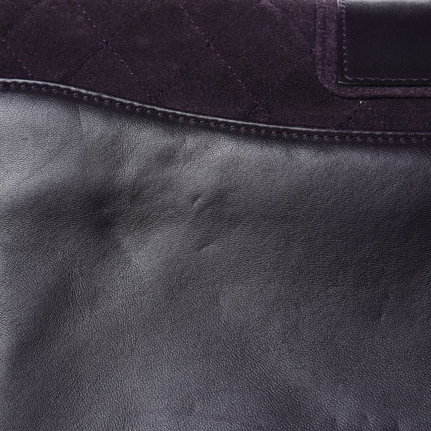 Suede Union Jack Jumbo Mademoiselle Flap Purple