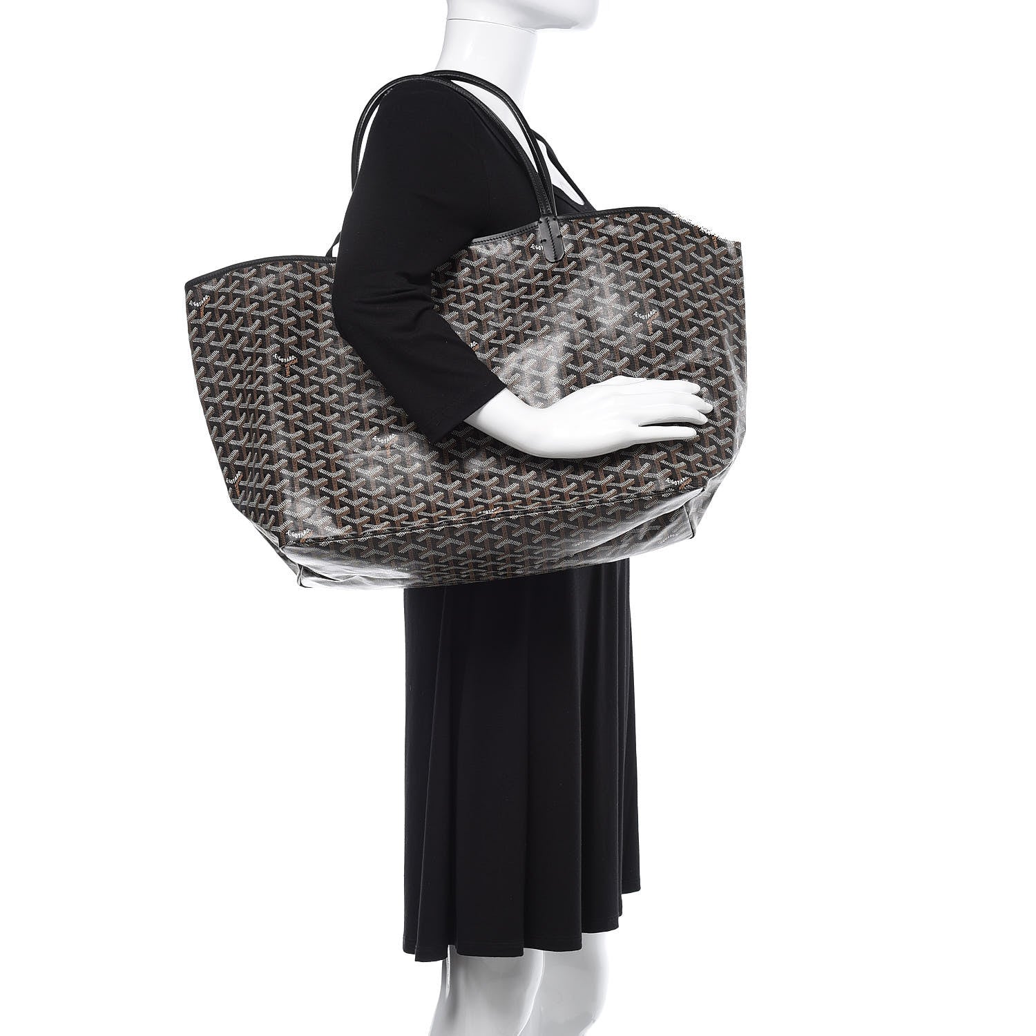 Goyard Goyardine Saint Louis GM Black 2 of 8