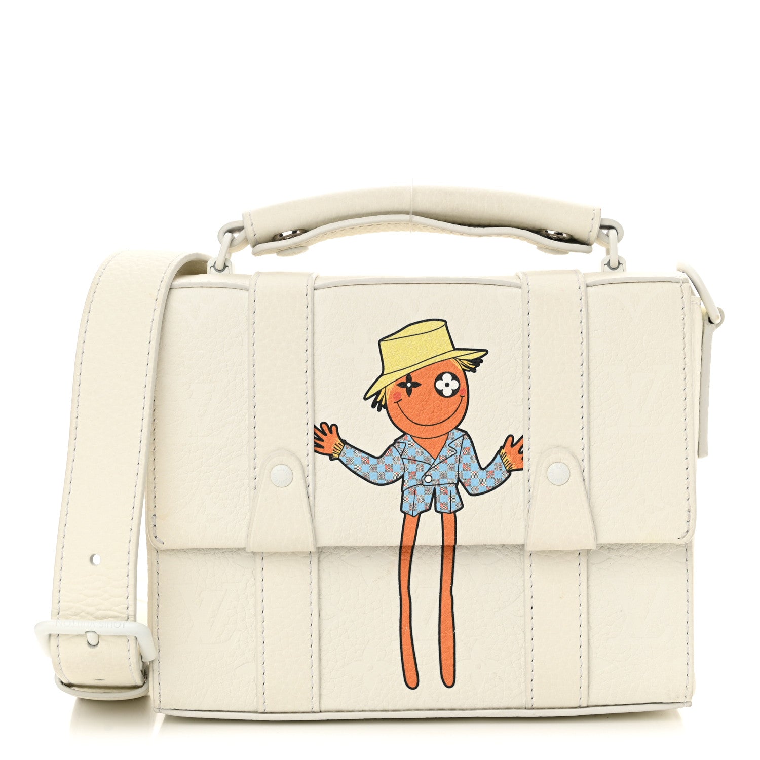 Louis Vuitton Taurillon Monogram LV Friends Soft Trunk Messenger White 1 of 16