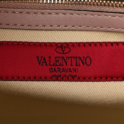 Valentino Garavani Vitello Rockstud Double Handle Tote Poudre 6 of 11