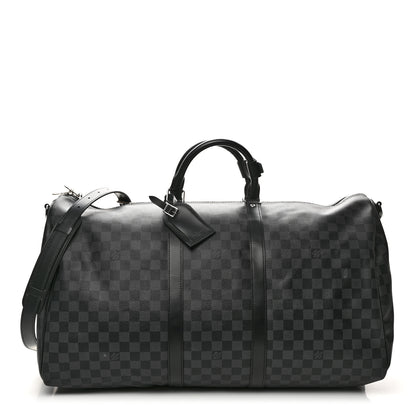Louis Vuitton Damier Graphite Keepall Bandouliere 55 1 of 10