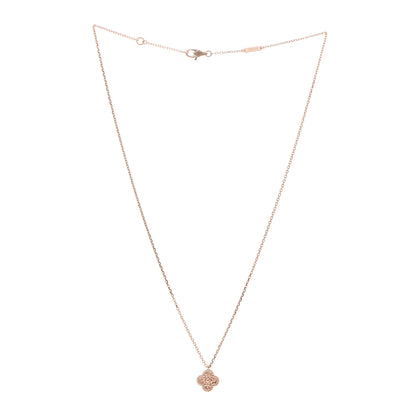 Van Cleef & Arpels 18K Rose Gold Sweet Alhambra Pendant Necklace 3 of 7