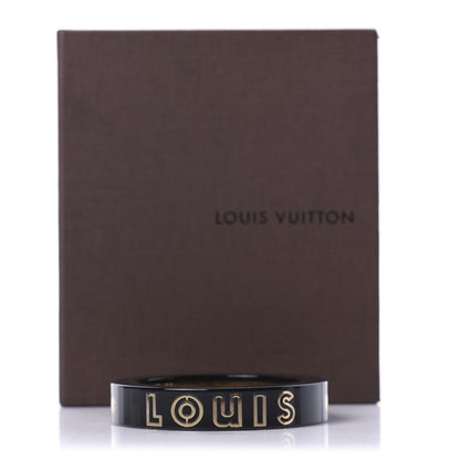 Louis Vuitton Resin Wanted Bracelet S Black 1 of 4