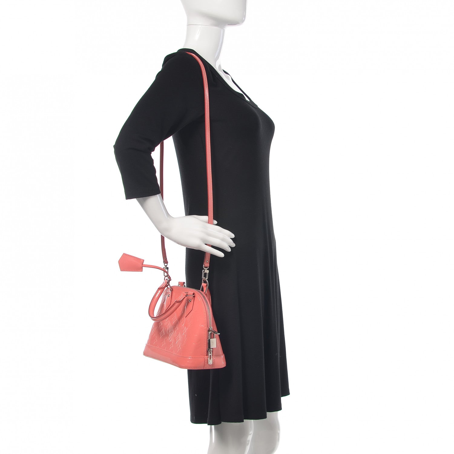Louis Vuitton Vernis Alma BB Poppy 2 of 12