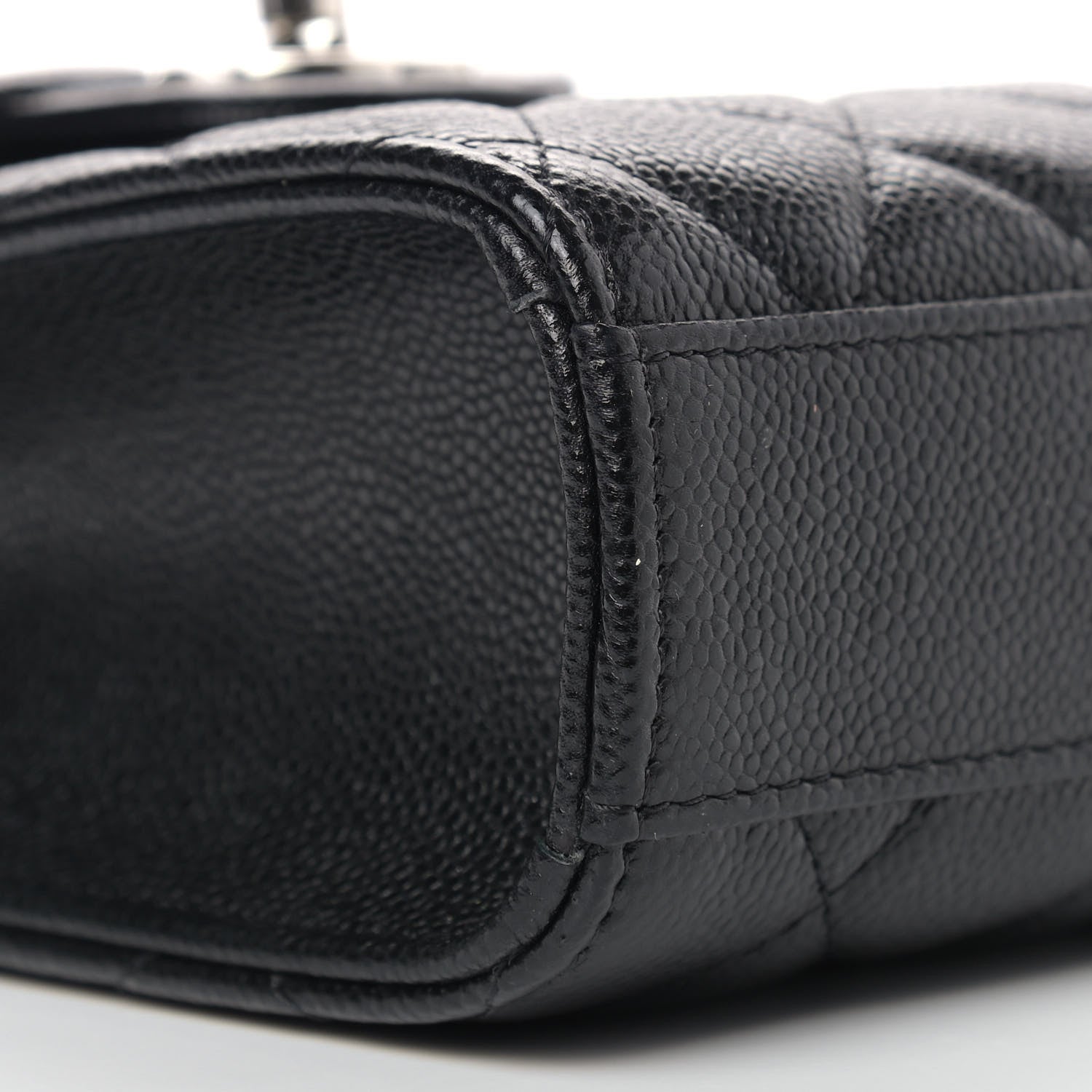 Chanel Caviar Quilted Classic Phone Holder Black 9 of 10