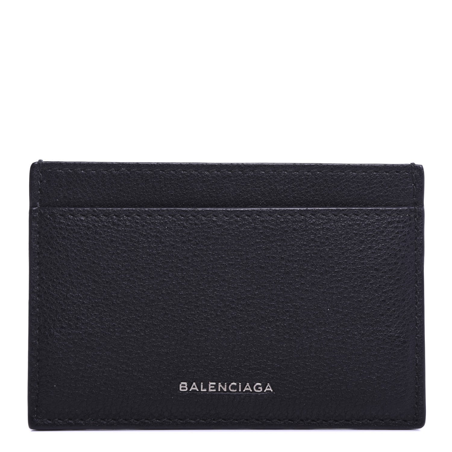 Balenciaga Textured Calfskin Everyday Multi Card Case Black 1 of 5