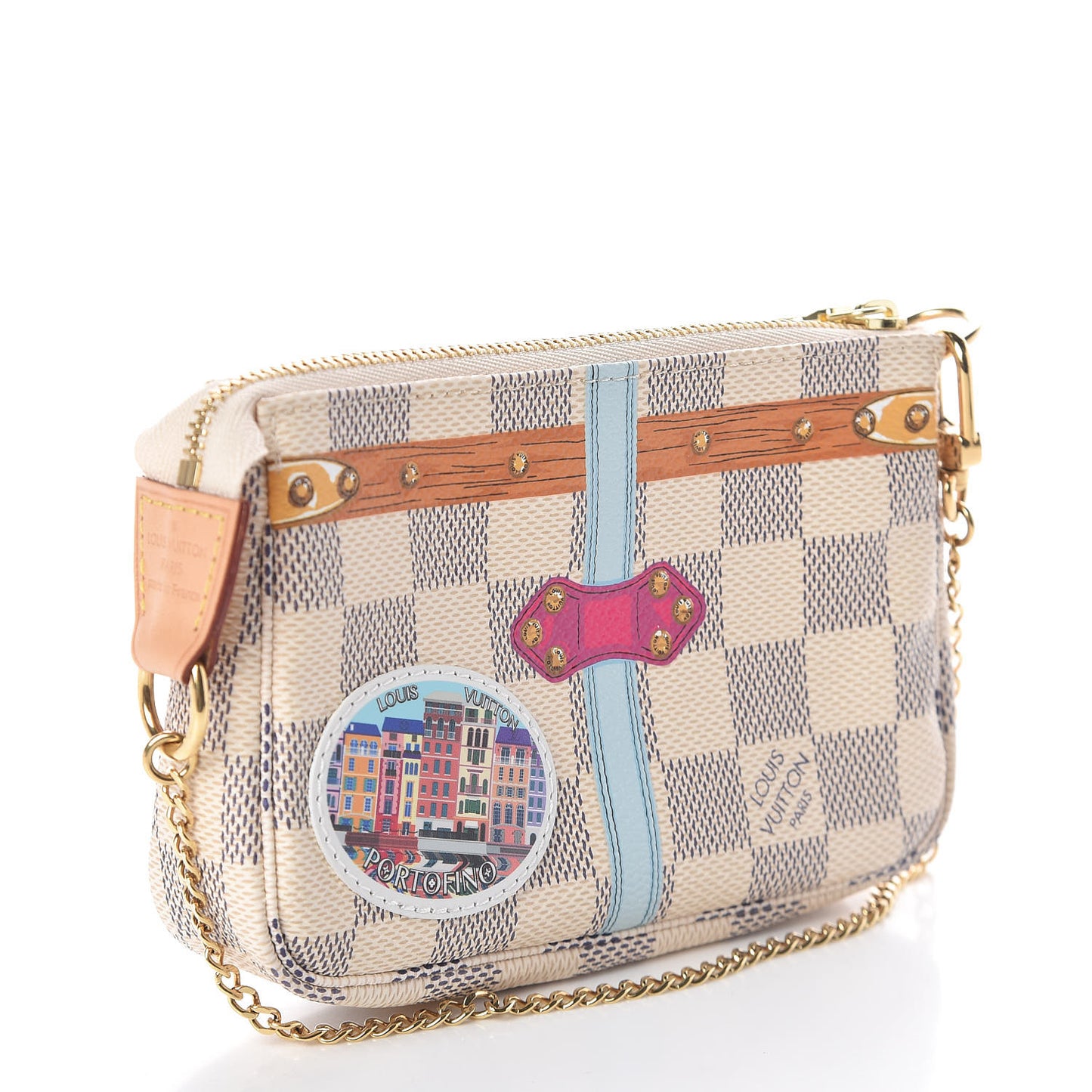 Damier Azur Summer Trunks Newport Beach Mini Pochette Accessories