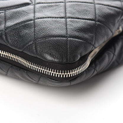 Chanel Caviar Quilted Expandable Zip Shoulder Bag Black 8 of 9