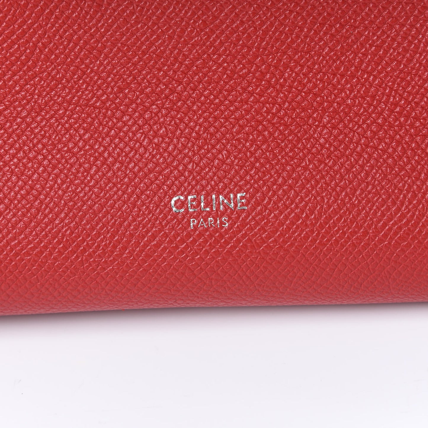 Grained Calfskin Nano Belt Bag Coquelicot