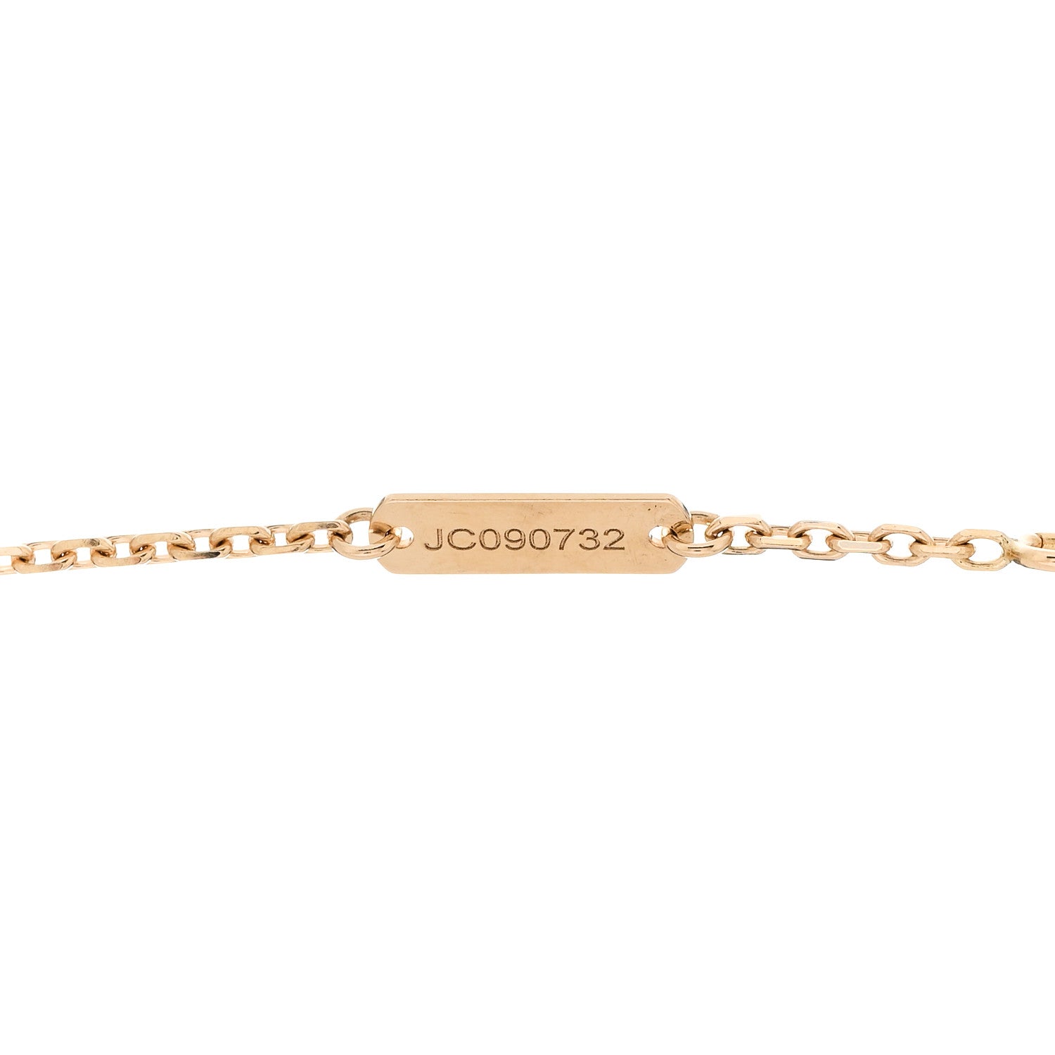 Van Cleef & Arpels 18K Yellow Gold Guilloche Vintage Alhambra Pendant Necklace 4 of 6