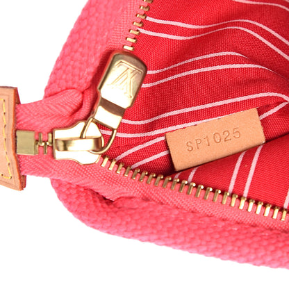 Louis Vuitton Toile Antigua Pochette Plate PM Pink 6 of 6