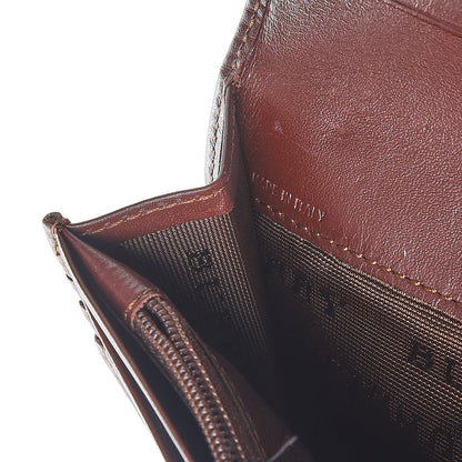 Burberry Haymarket Check Continental Wallet Brown 8 of 13