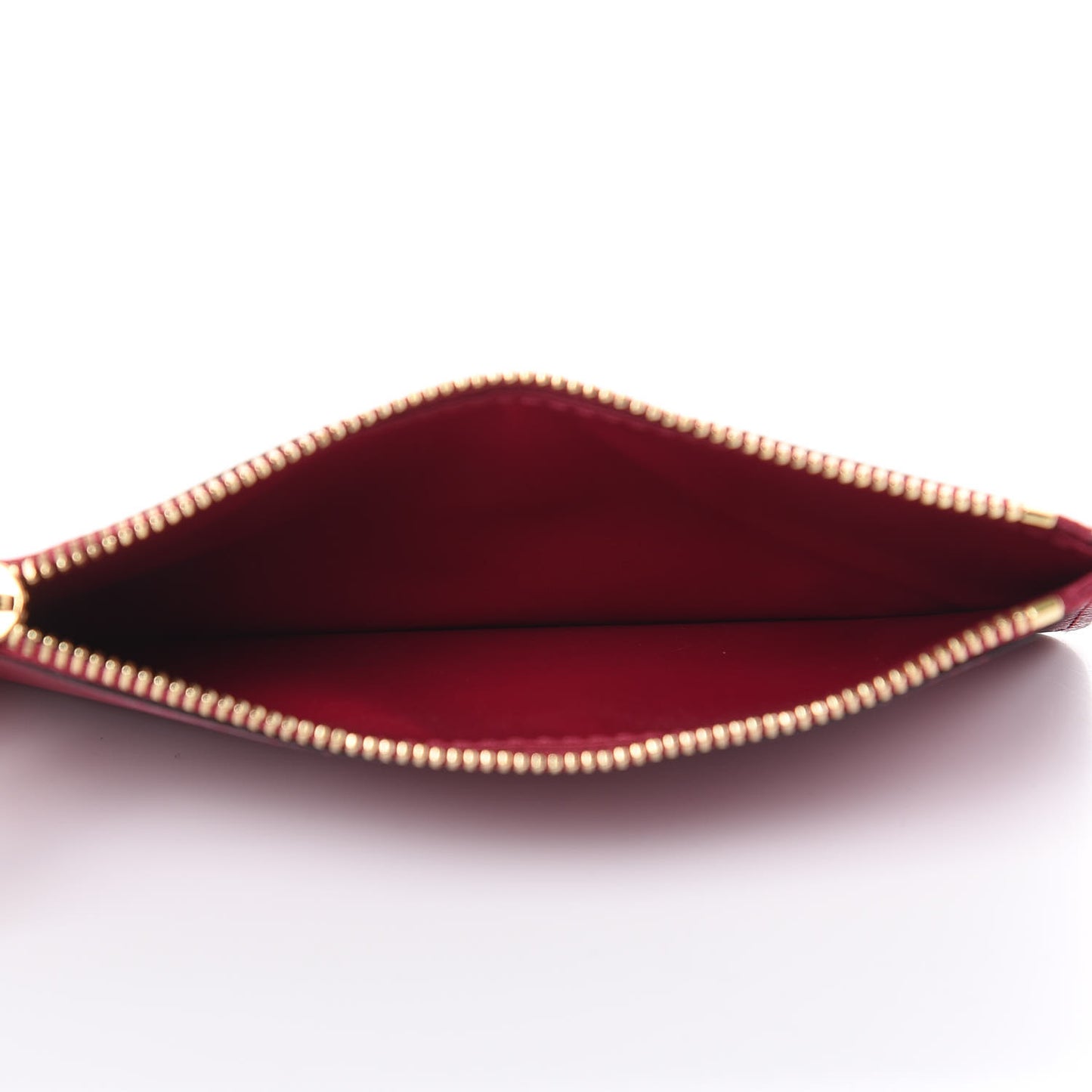 Calfskin Jeanne Wallet Zippered Insert Fuchsia