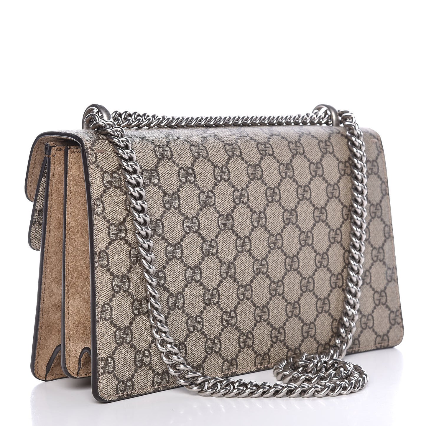 GG Supreme Monogram Small Dionysus Shoulder Bag Taupe