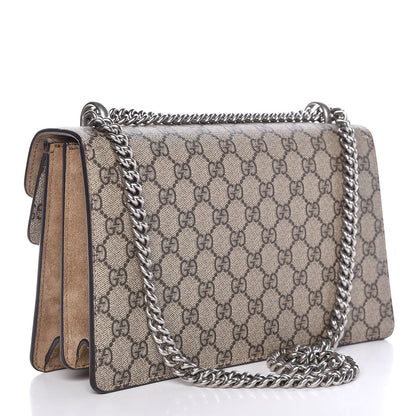 Gucci GG Supreme Monogram Small Dionysus Shoulder Bag Taupe 3 of 12