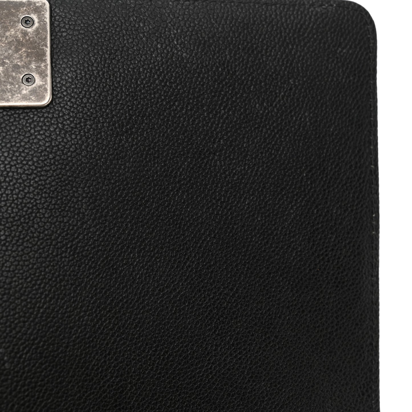 Caviar Quilted Medium Boy Flap Black