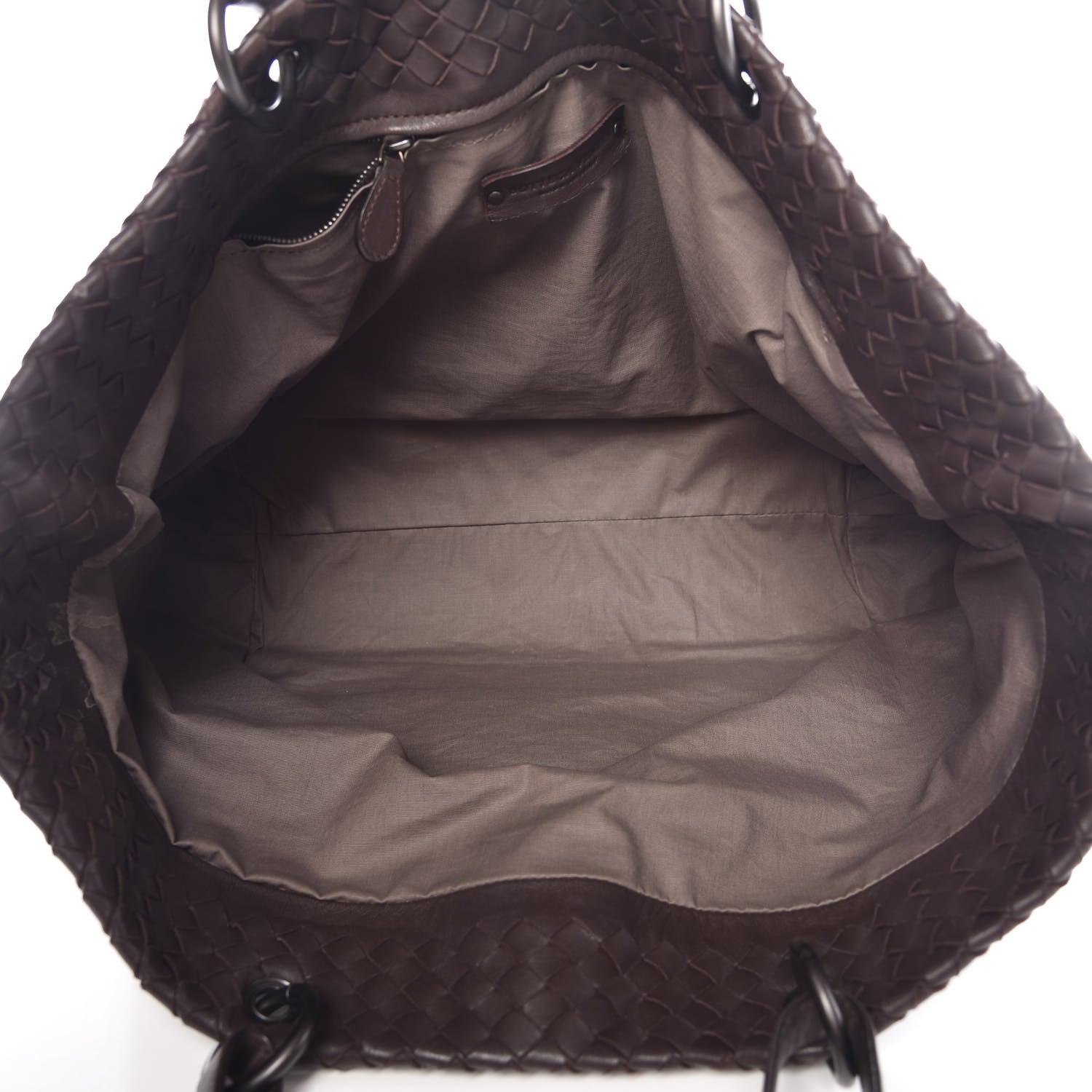 Bottega Veneta Nappa Intrecciato Large Capri Tote Ebano 6 of 11