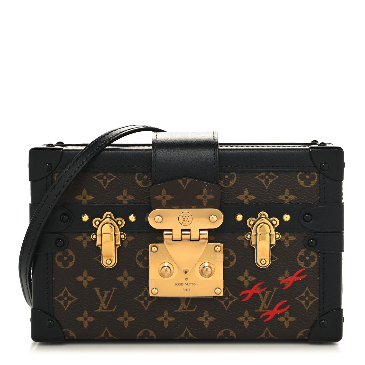 Louis Vuitton Monogram Petite Malle Black 1 of 9