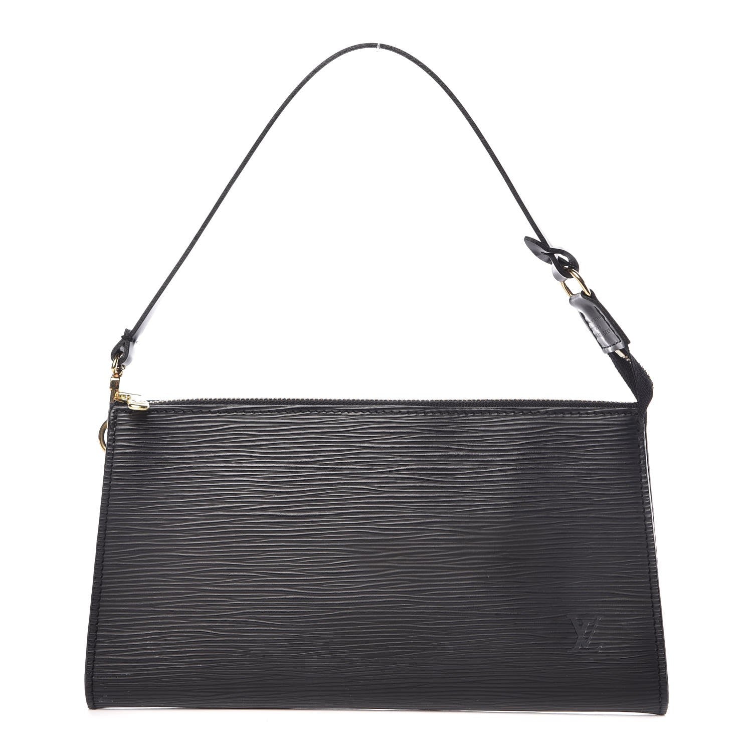 Louis Vuitton Epi Pochette Accessories 24 Black 1 of 8