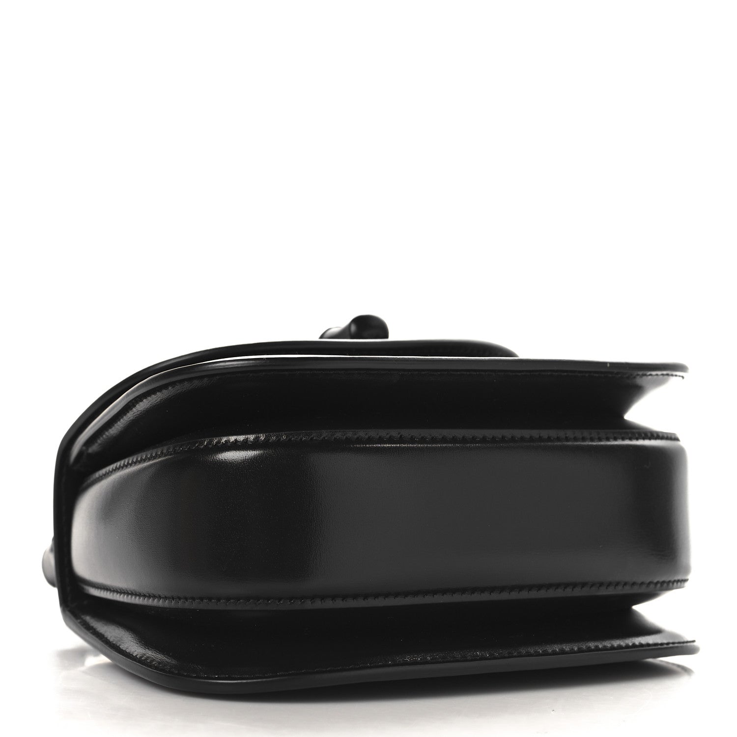 Gucci Boarded Dyana Lux Calfskin Web Monochrome Mini Bamboo 1947 Top Handle Bag Black 4 of 9