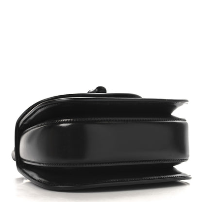 Gucci Boarded Dyana Lux Calfskin Web Monochrome Mini Bamboo 1947 Top Handle Bag Black 4 of 9