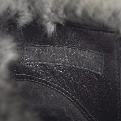 Louis Vuitton Suede Rabbit Fur Glacier Boots 39 7 of 9