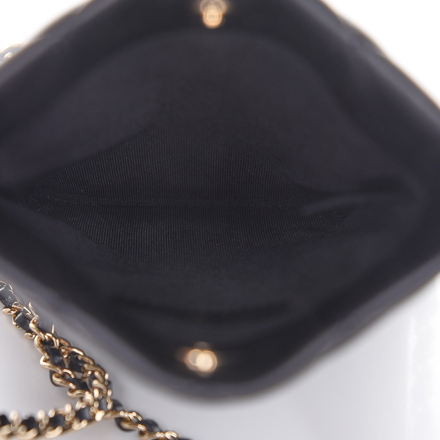 Lambskin Quilted Tech Take Away Clutch Black