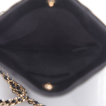 Chanel Lambskin Quilted Tech Take Away Clutch Black 5 of 8